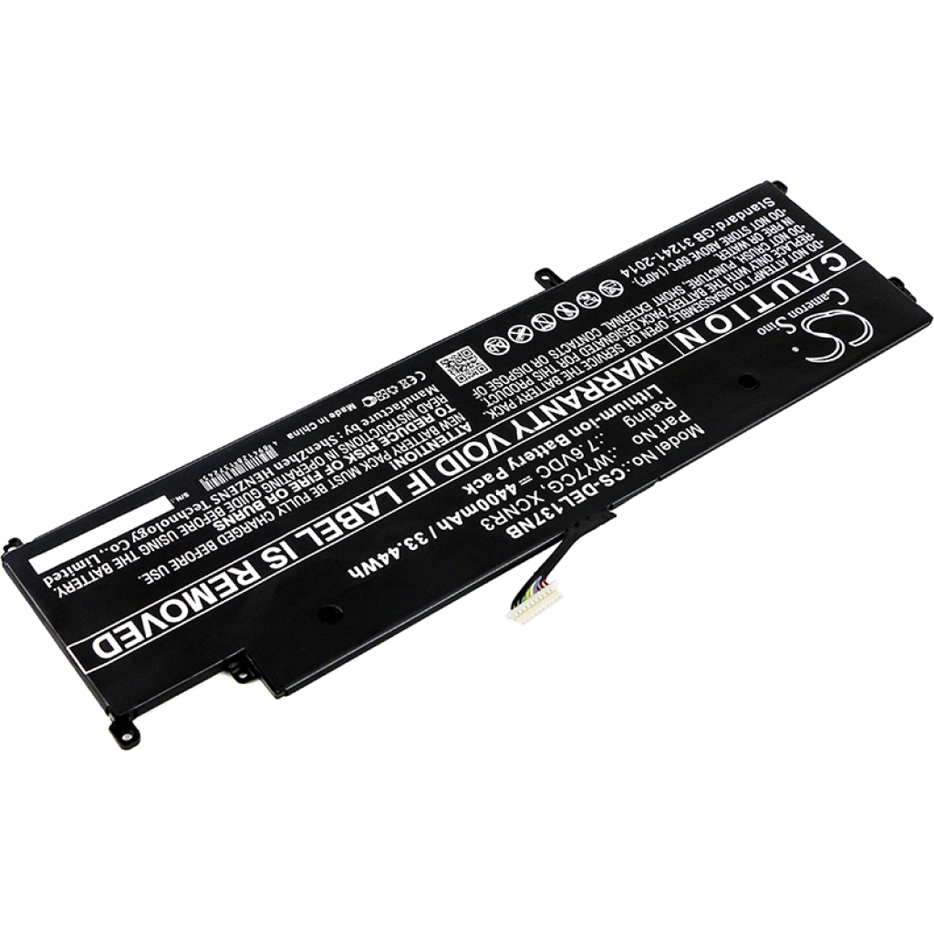 Batería para portátil DELL CS-DEL137NB