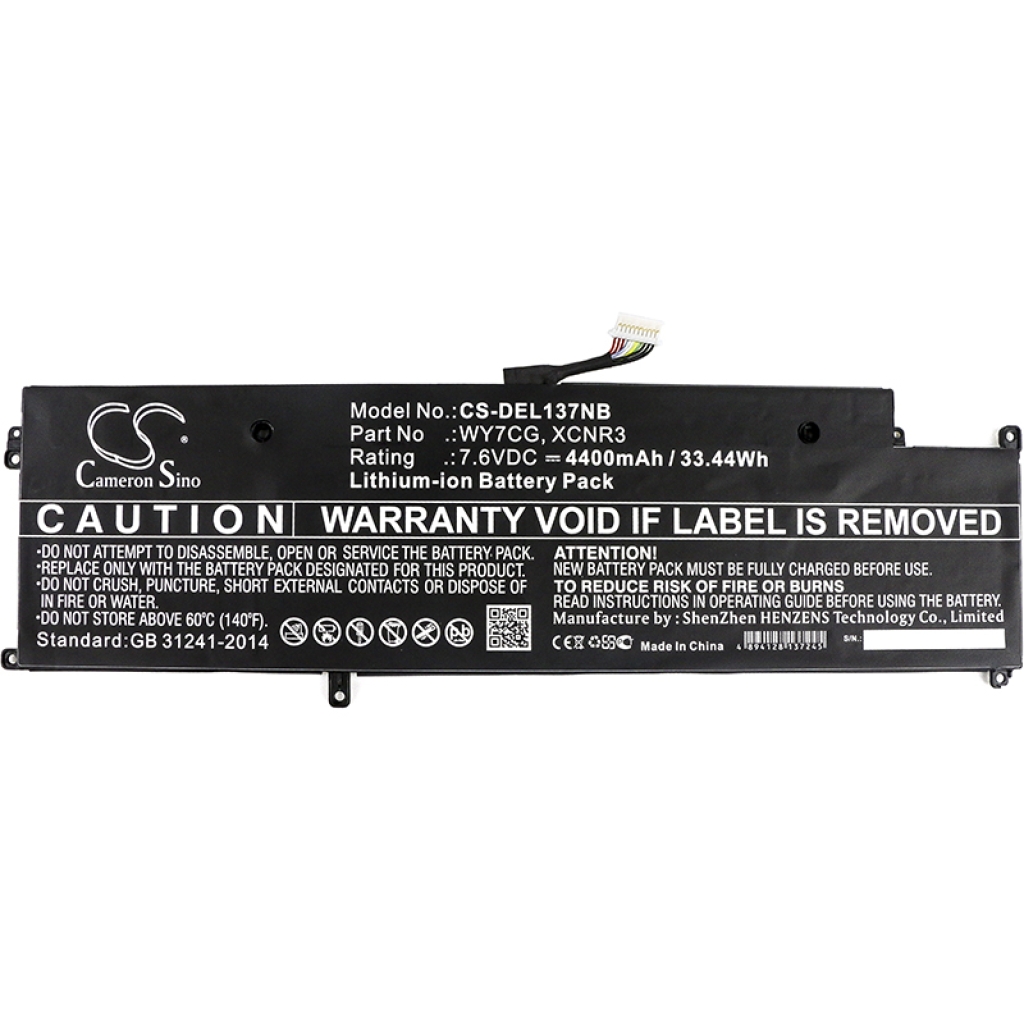 Batería para portátil DELL CS-DEL137NB