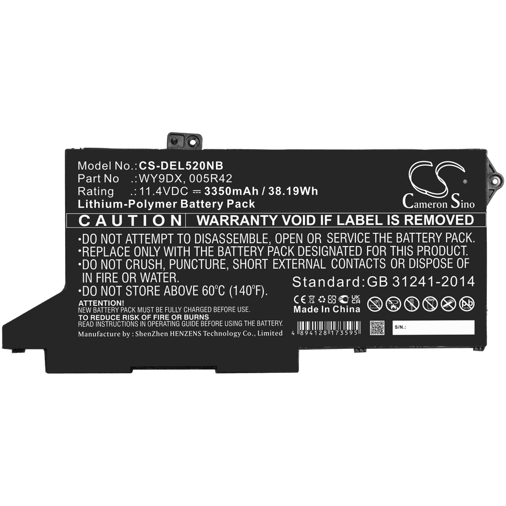 Batería para portátil DELL Latitude 5420