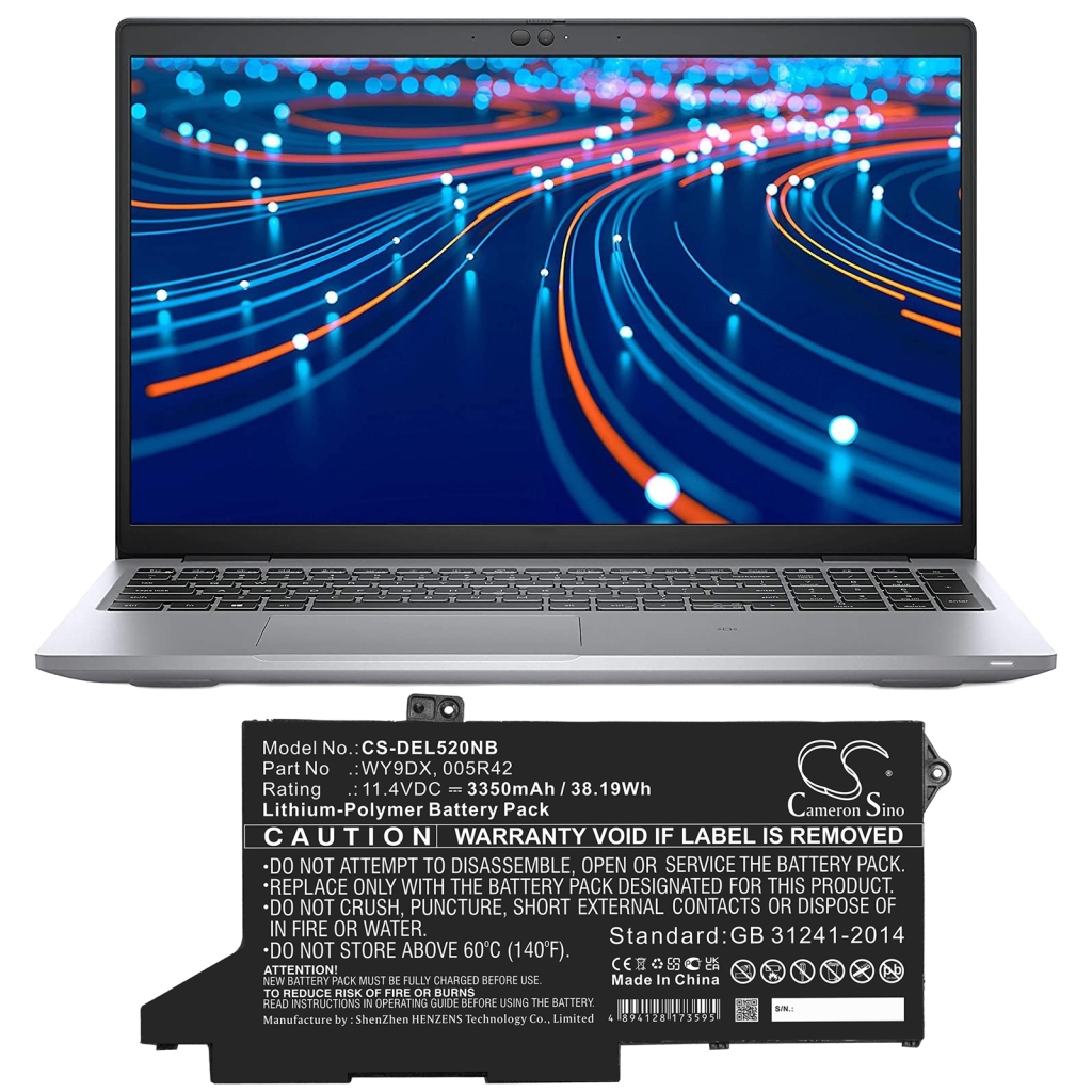 Batería para portátil DELL Latitude 5420
