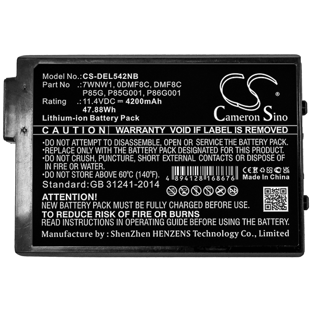 Batería para portátil DELL Latitude 5420