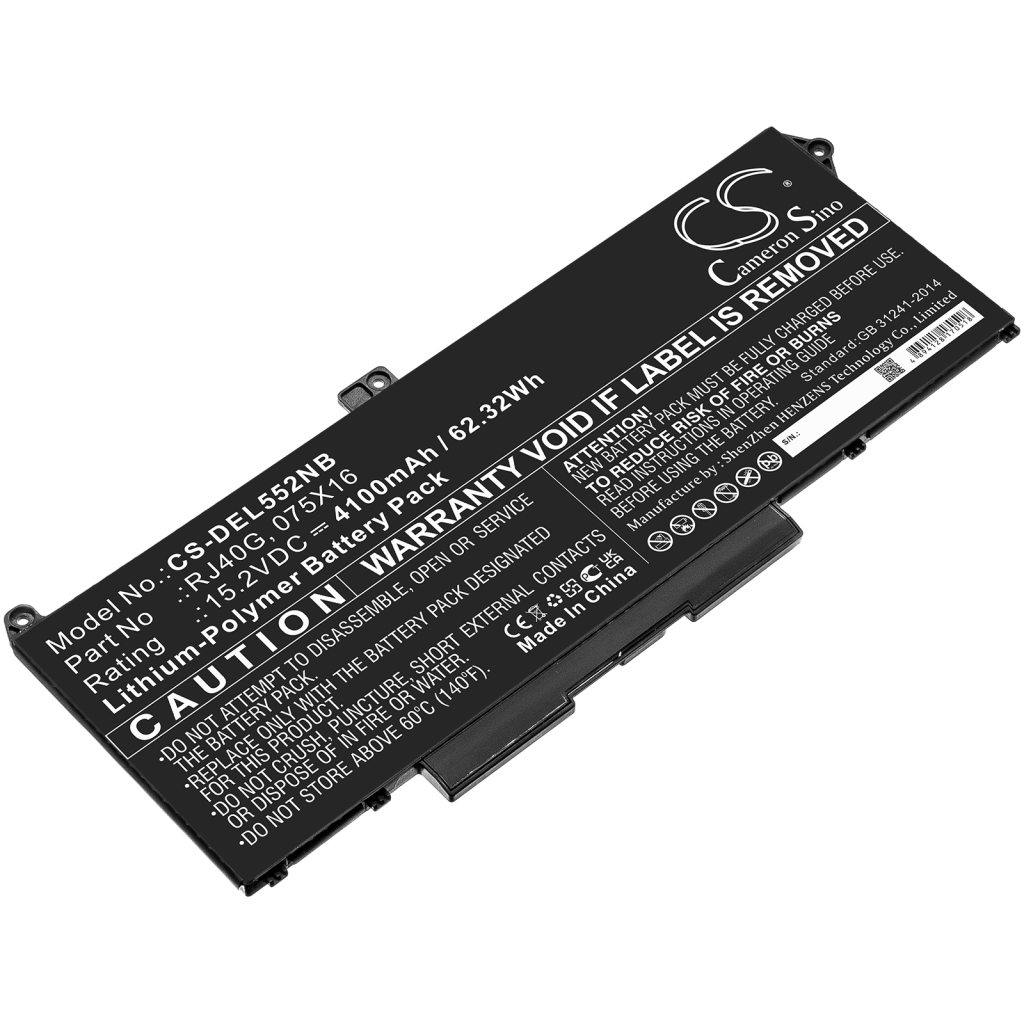 Batería para portátil DELL CS-DEL552NB