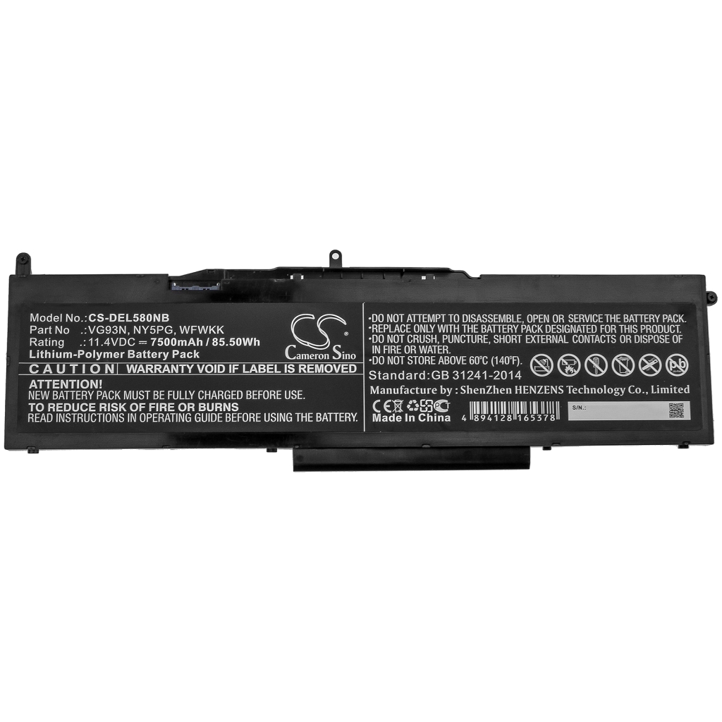 Batería para portátil DELL Precision 3530