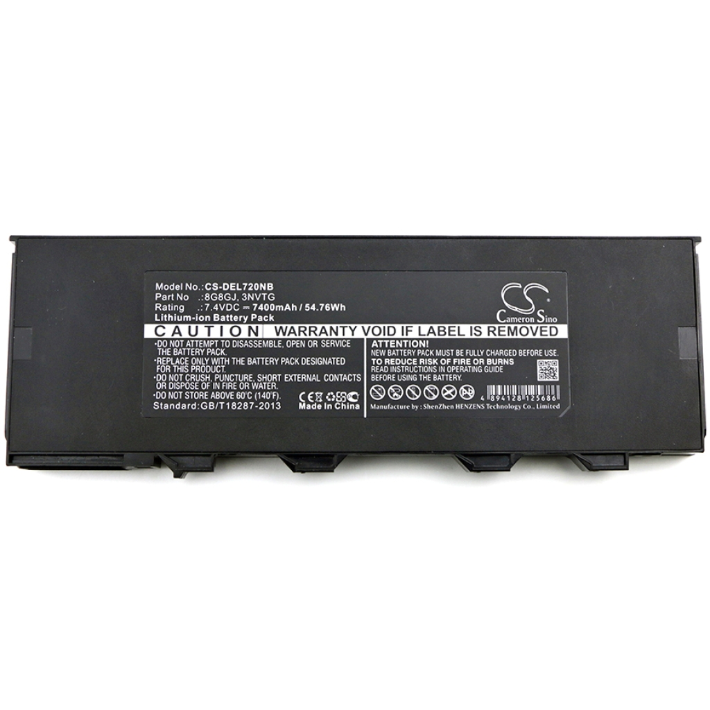 Batería para portátil DELL CS-DEL720NB