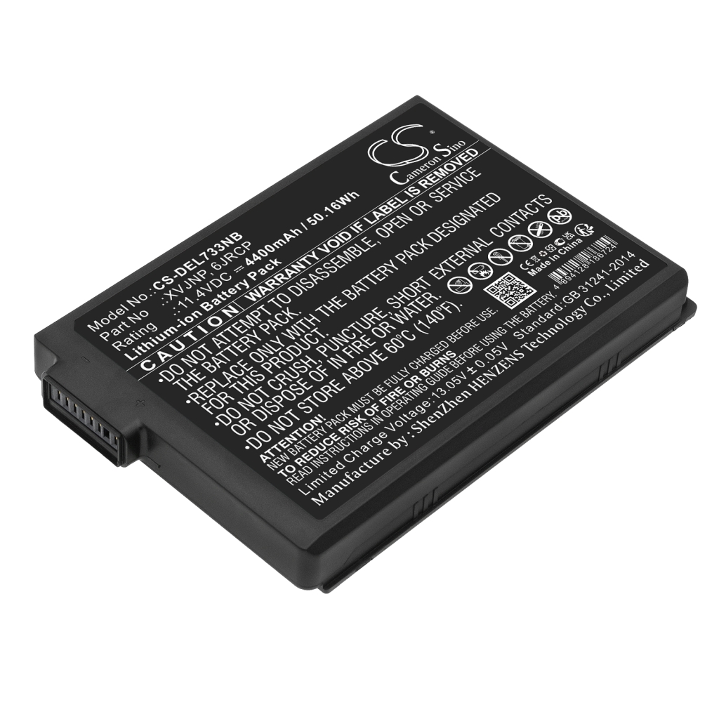 Batería para portátil DELL CS-DEL733NB