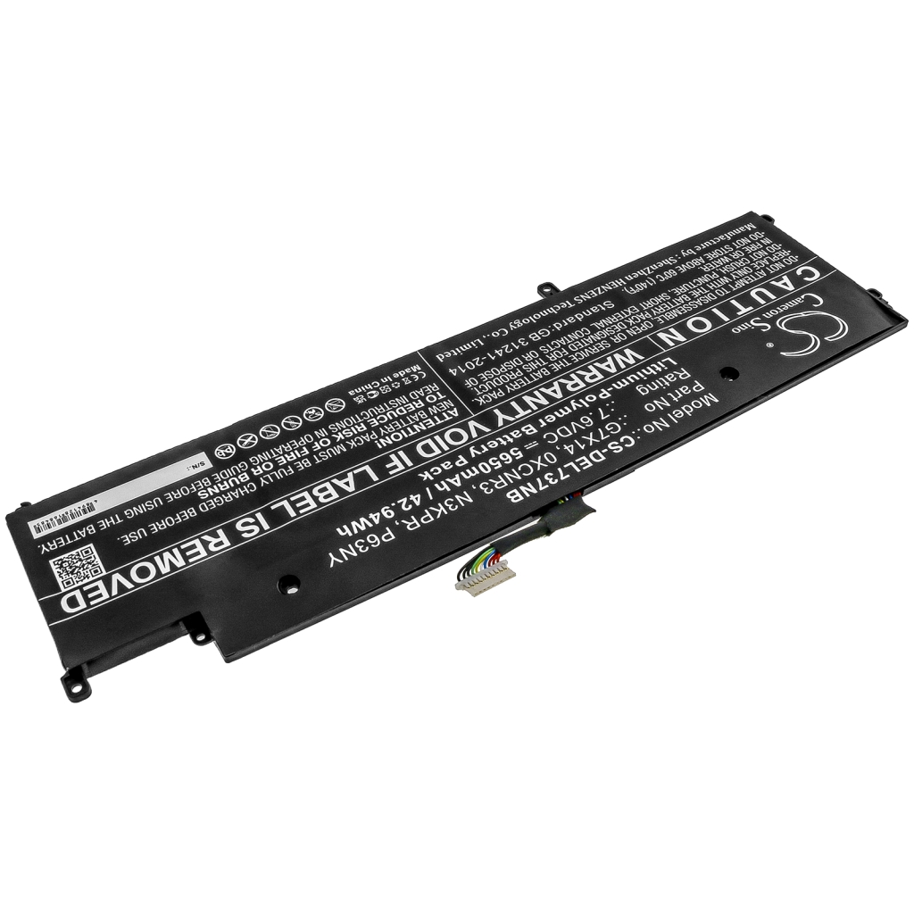 Batería para portátil DELL CS-DEL737NB