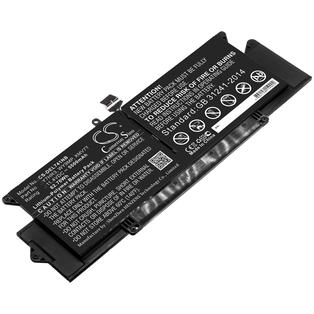 Batería para portátil DELL CS-DEL741NB