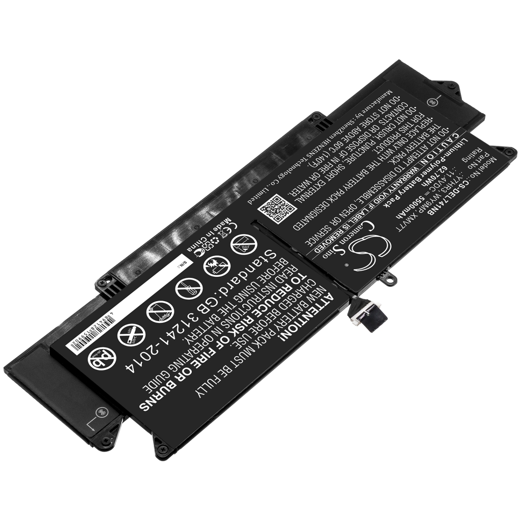 Batería para portátil DELL CS-DEL741NB