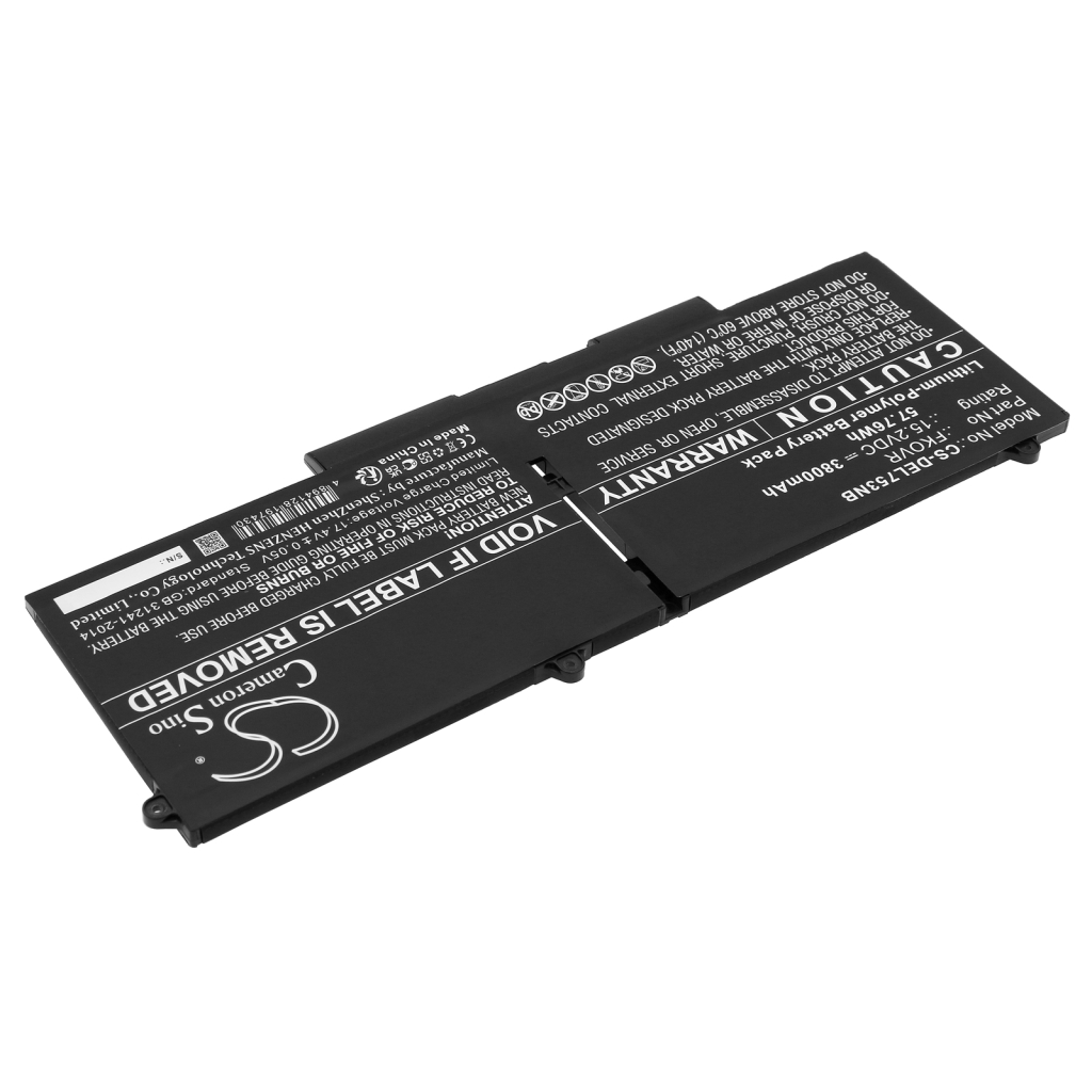Batería para portátil DELL CS-DEL753NB