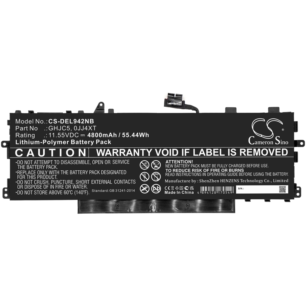 Batería para portátil DELL Latitude 9420 2-in-1