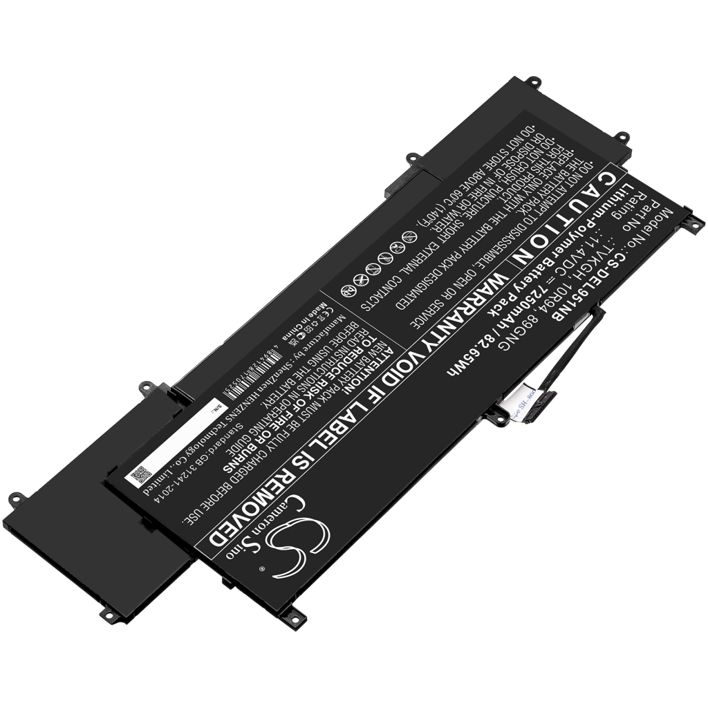 Batería para portátil DELL CS-DEL951NB