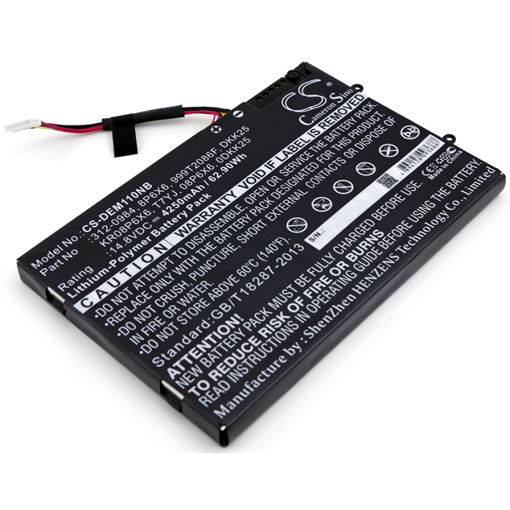 Batería para portátil DELL CS-DEM110NB