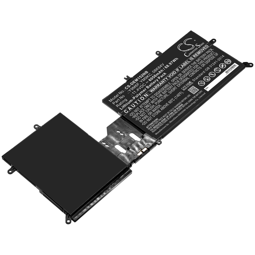 Batería para portátil DELL CS-DEM152NB