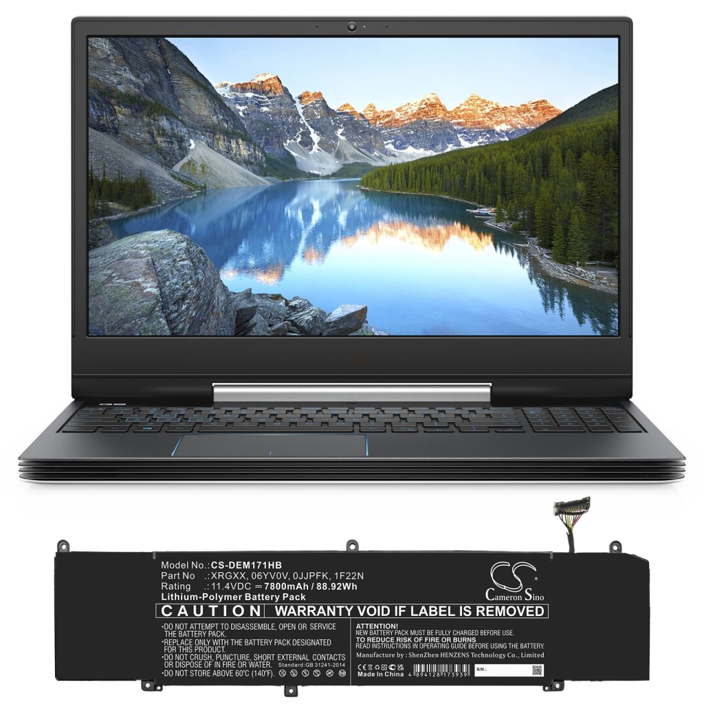 Batería para portátil DELL ALIENWARE ALW15M-R1748R