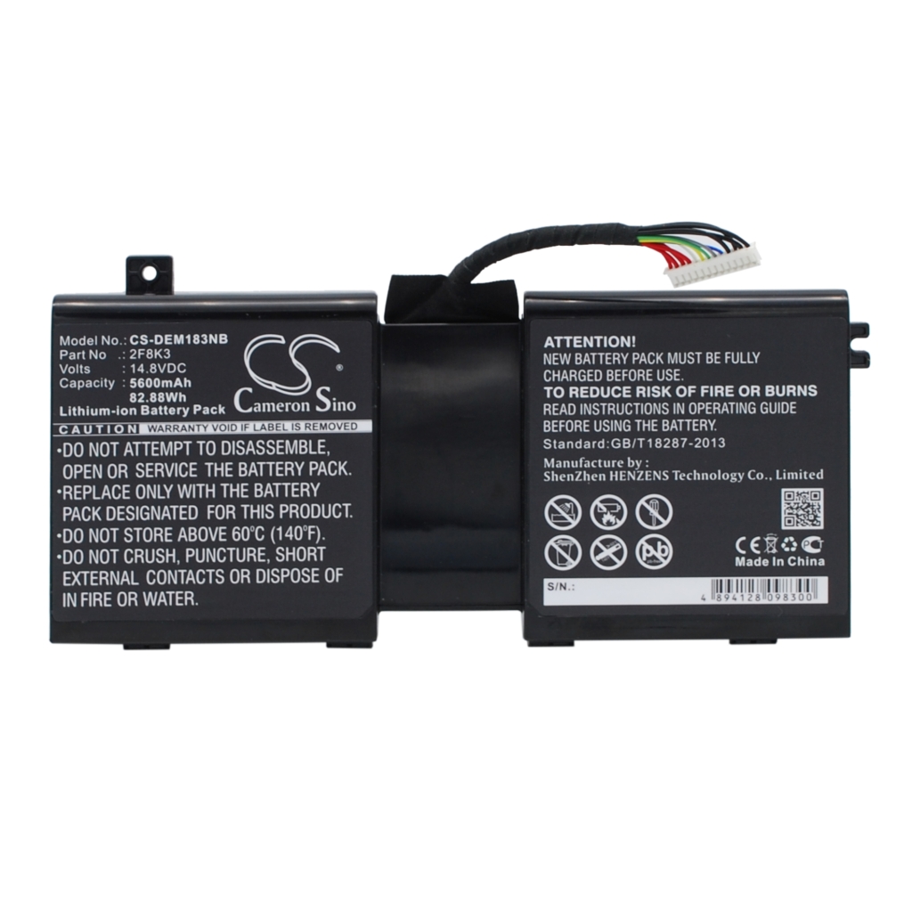 Batería para portátil DELL CS-DEM183NB