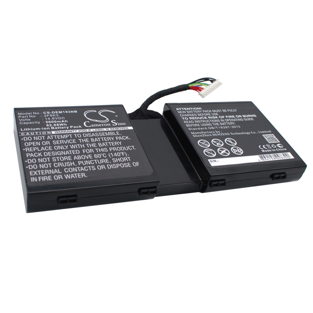 Batería para portátil DELL CS-DEM183NB