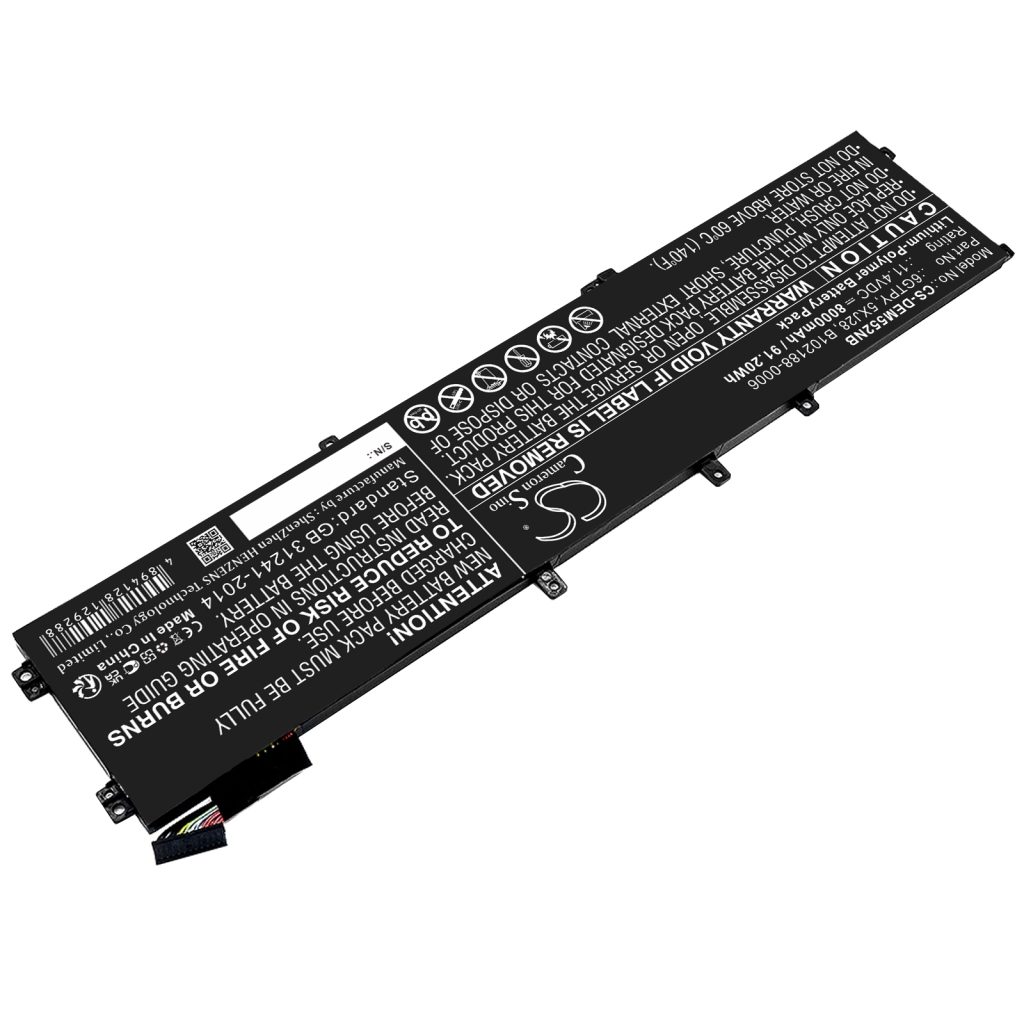 Batería para portátil DELL Precision 5510