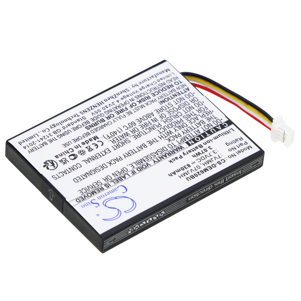 Batería para portátil DELL CS-DEM620BU
