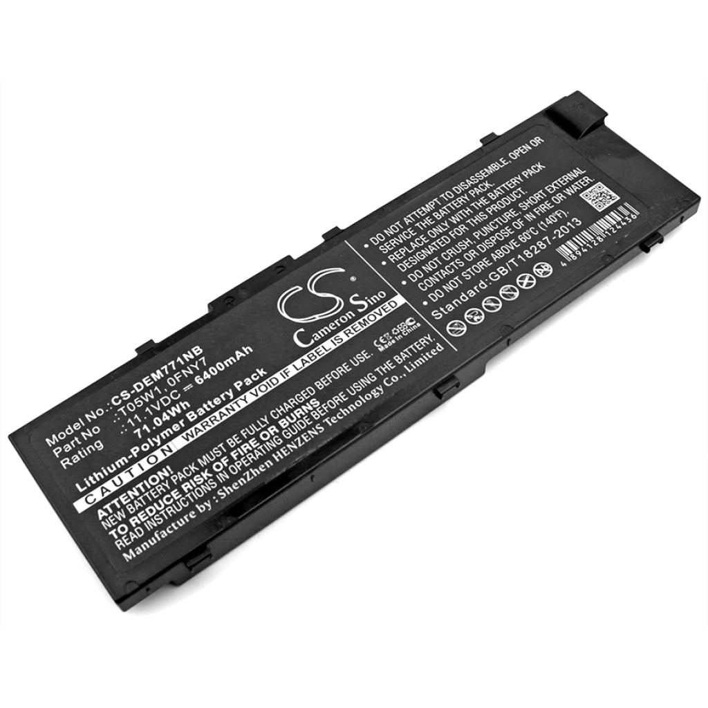 Batería para portátil DELL Precision M7710