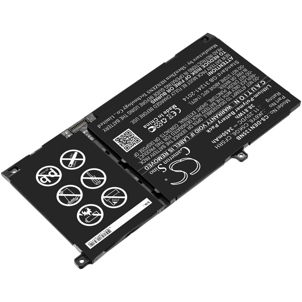 Batería para portátil DELL CS-DEN135NB