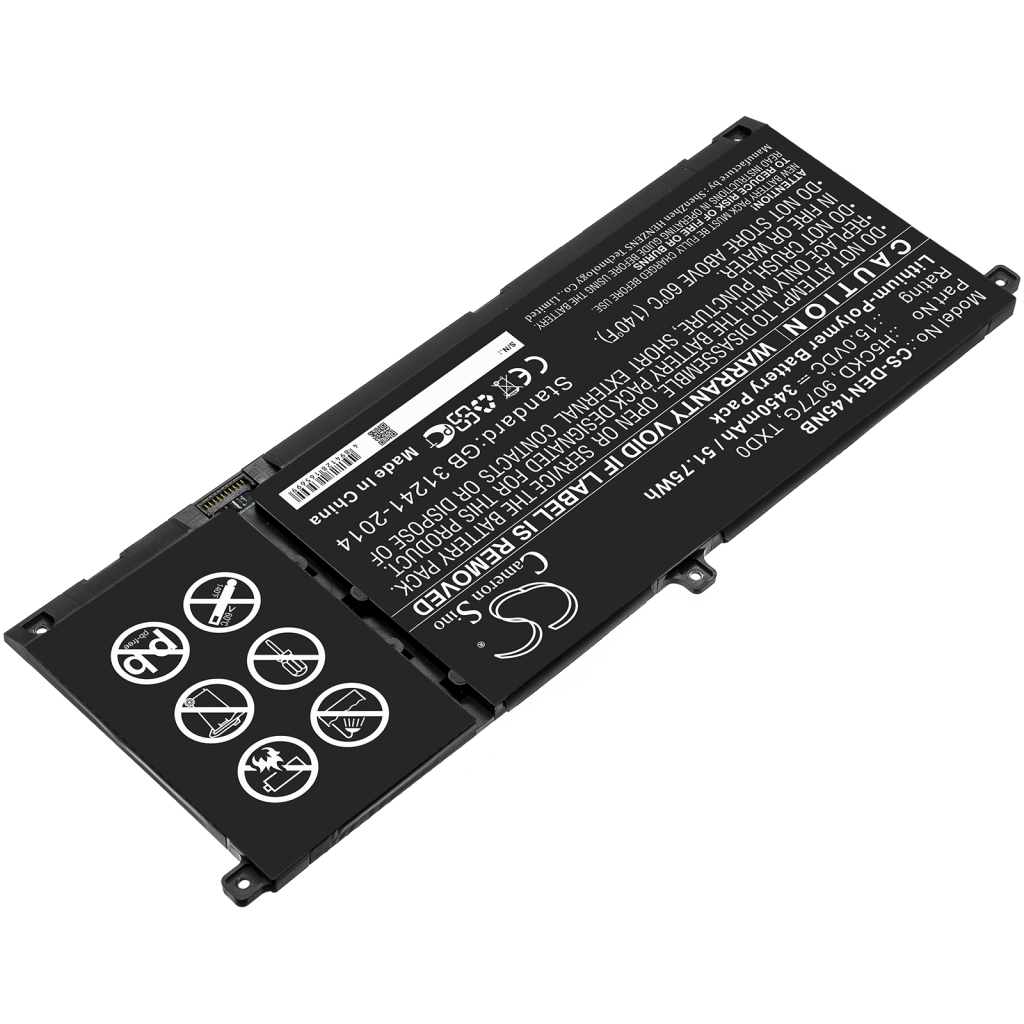 Batería para portátil DELL CS-DEN145NB