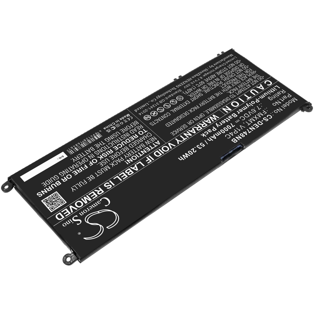 Batería para portátil DELL CS-DEN748NB