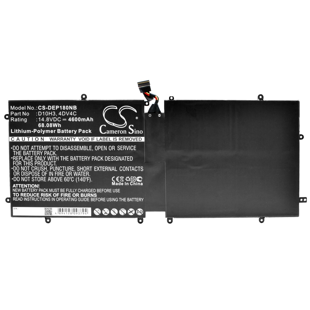 Batería para portátil DELL CS-DEP180NB