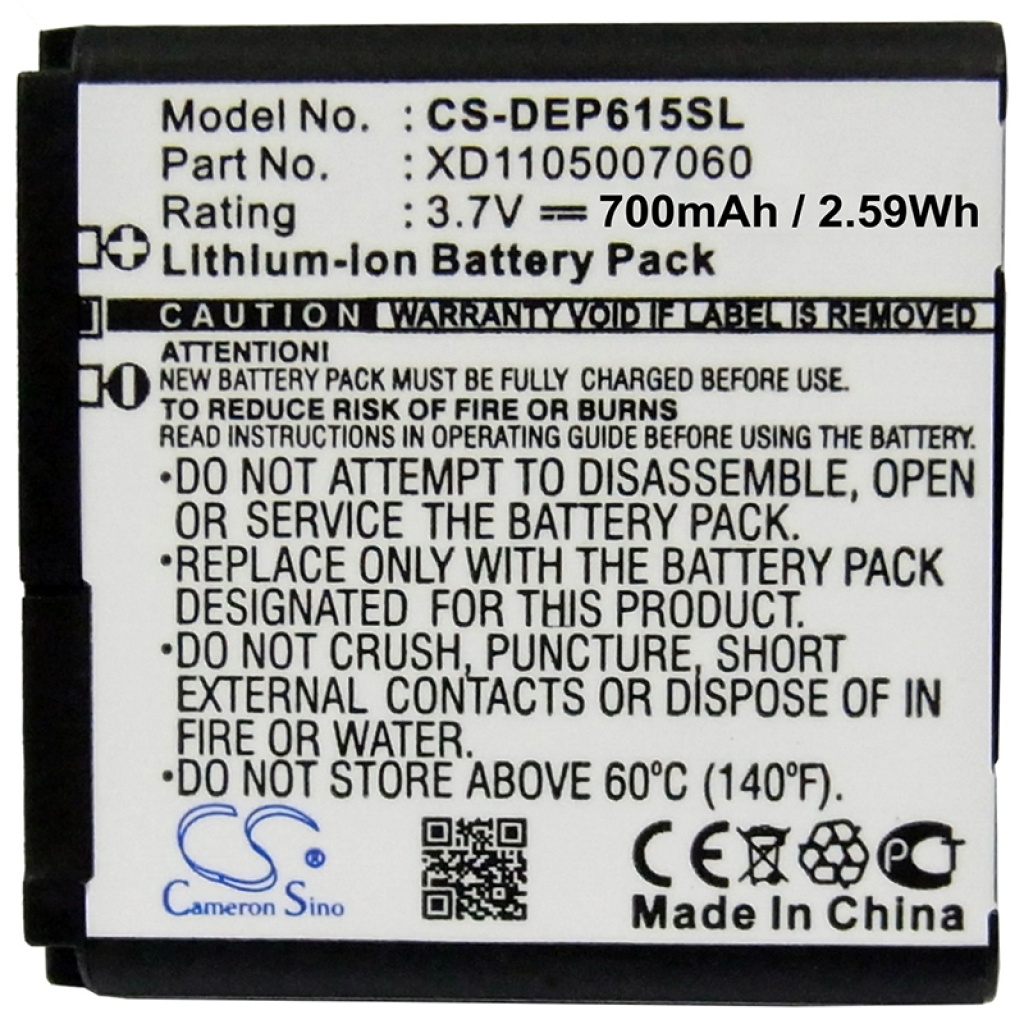 Batería del teléfono móvil Doro CS-DEP615SL