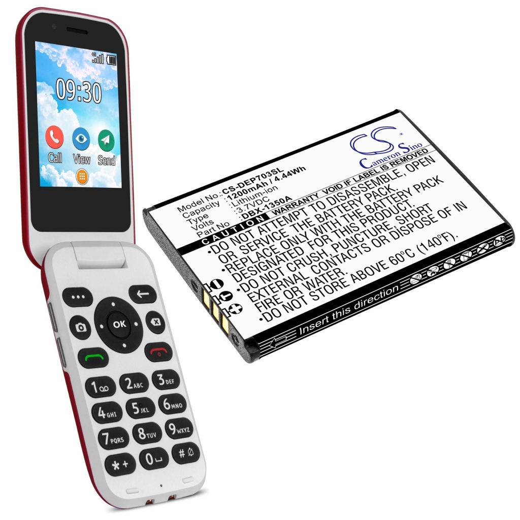 Batería del teléfono móvil Doro CS-DEP703SL