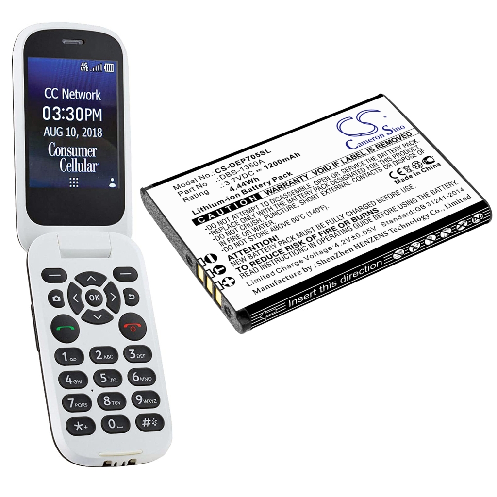 Batería del teléfono móvil Doro CS-DEP705SL