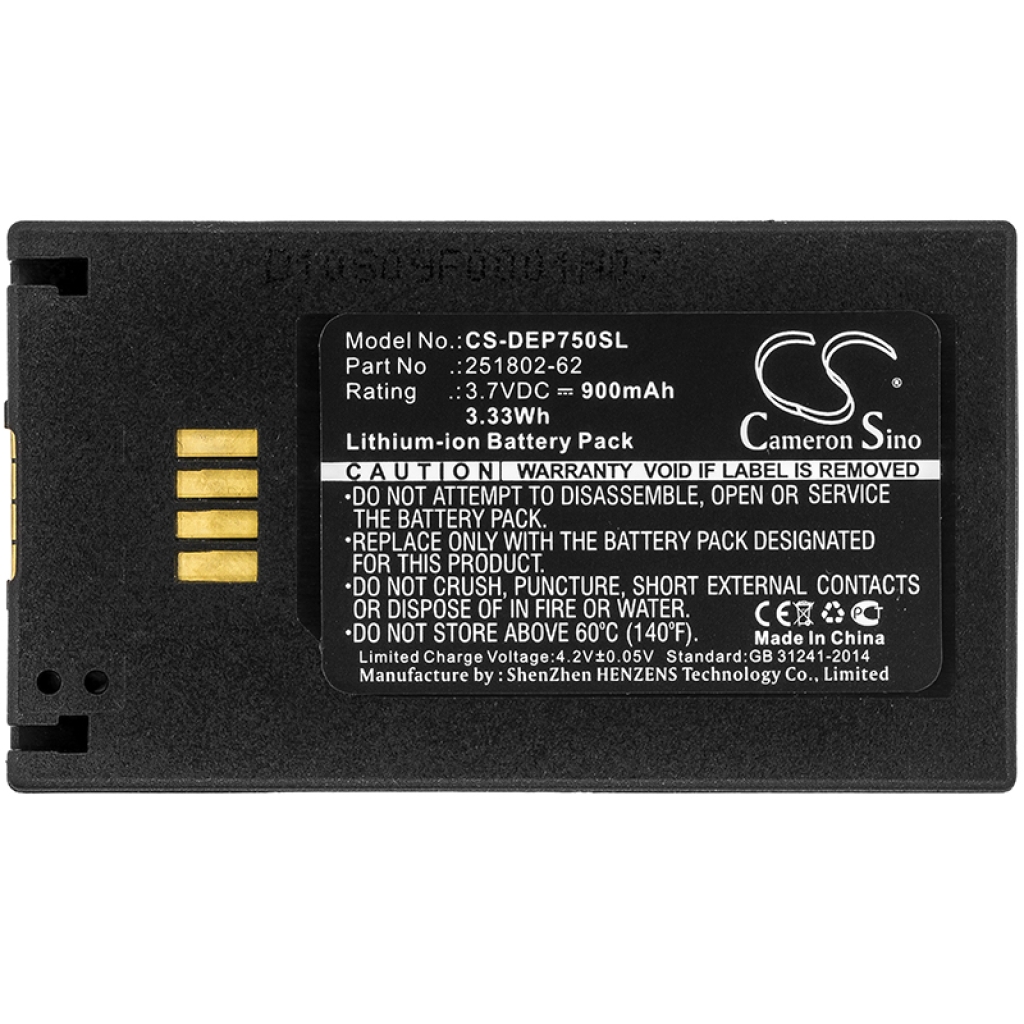 Batería de código de barras, escáner Easypack Poliflex 750
