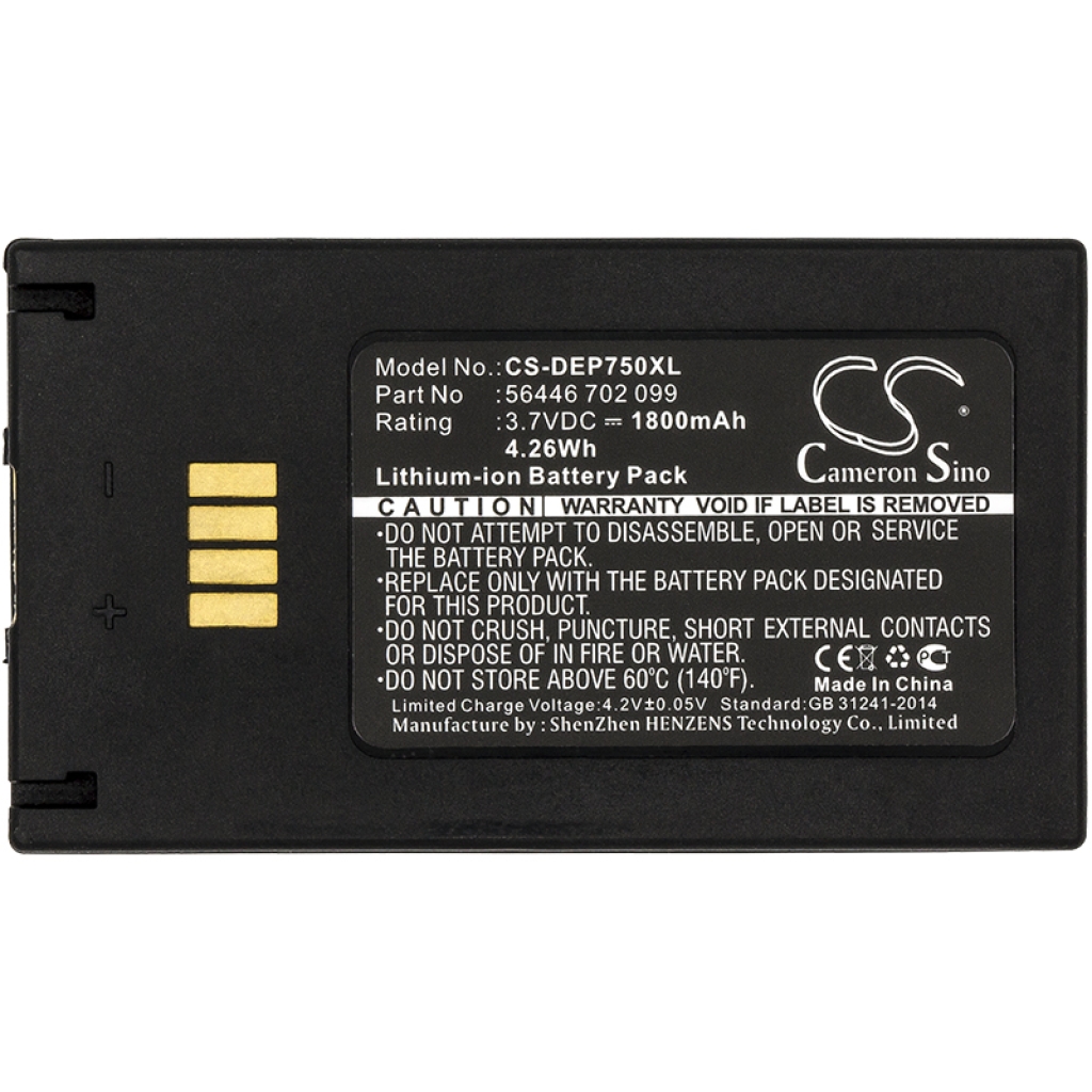Batería de código de barras, escáner Easypack Poliflex 750