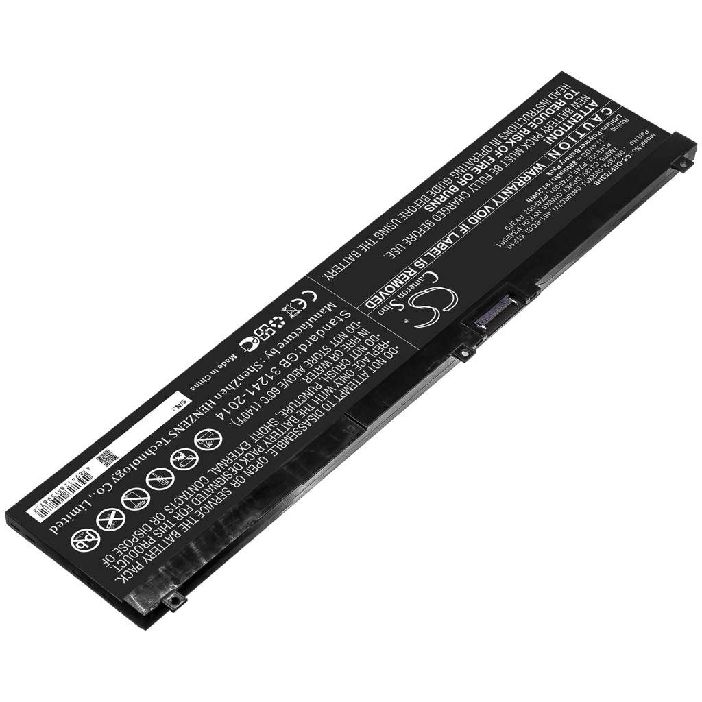 Batería para portátil DELL Precision 7530