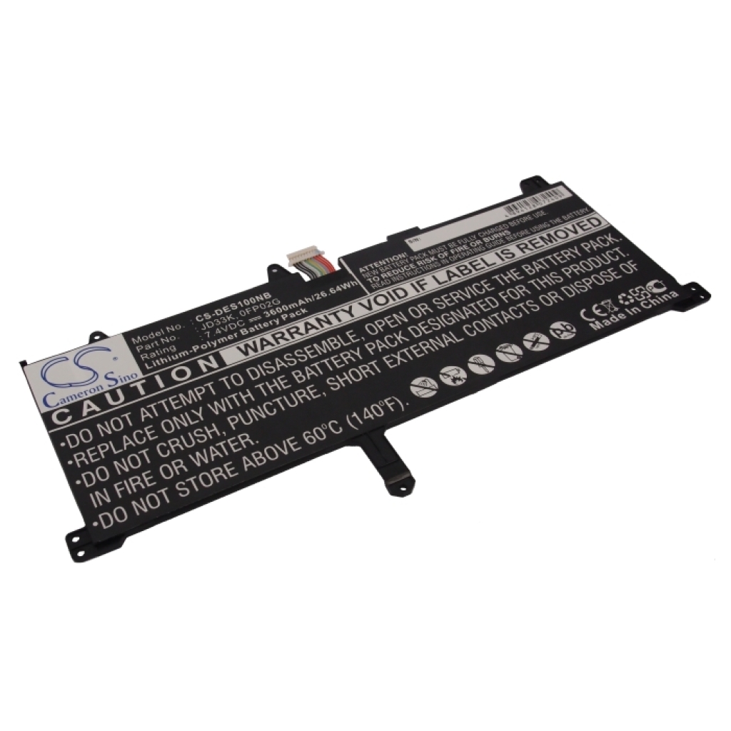 Batería para portátil DELL CS-DES100NB