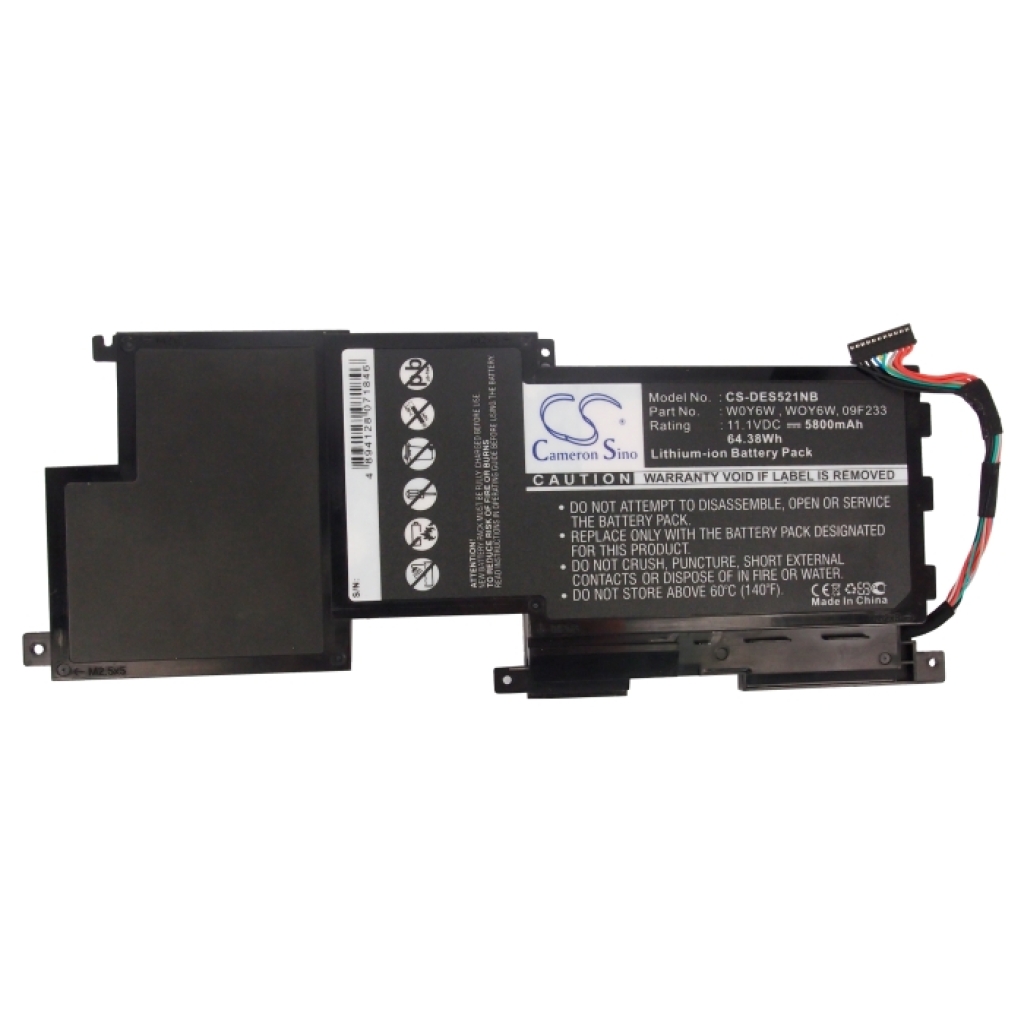 Batería para portátil DELL CS-DES521NB