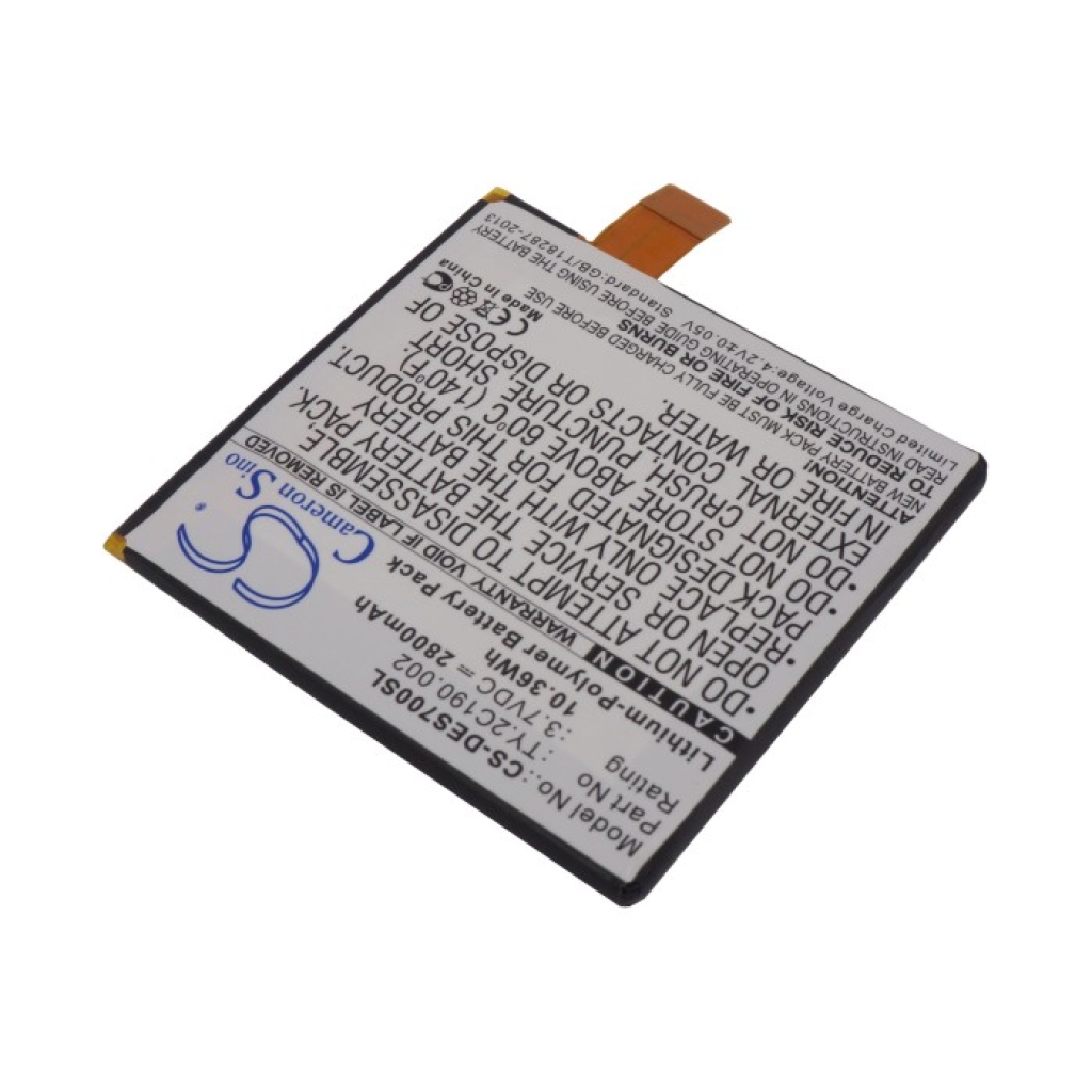 Batería de la tableta DELL CS-DES700SL