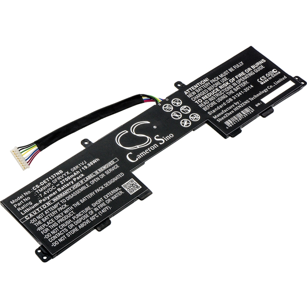 Batería para portátil DELL CS-DET137NB