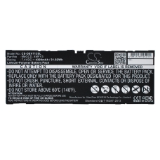 Reemplazo de batería compatible para DELL 0T8NH4,0XMFY3,312-1453,451-BBGS,451-BBIN...