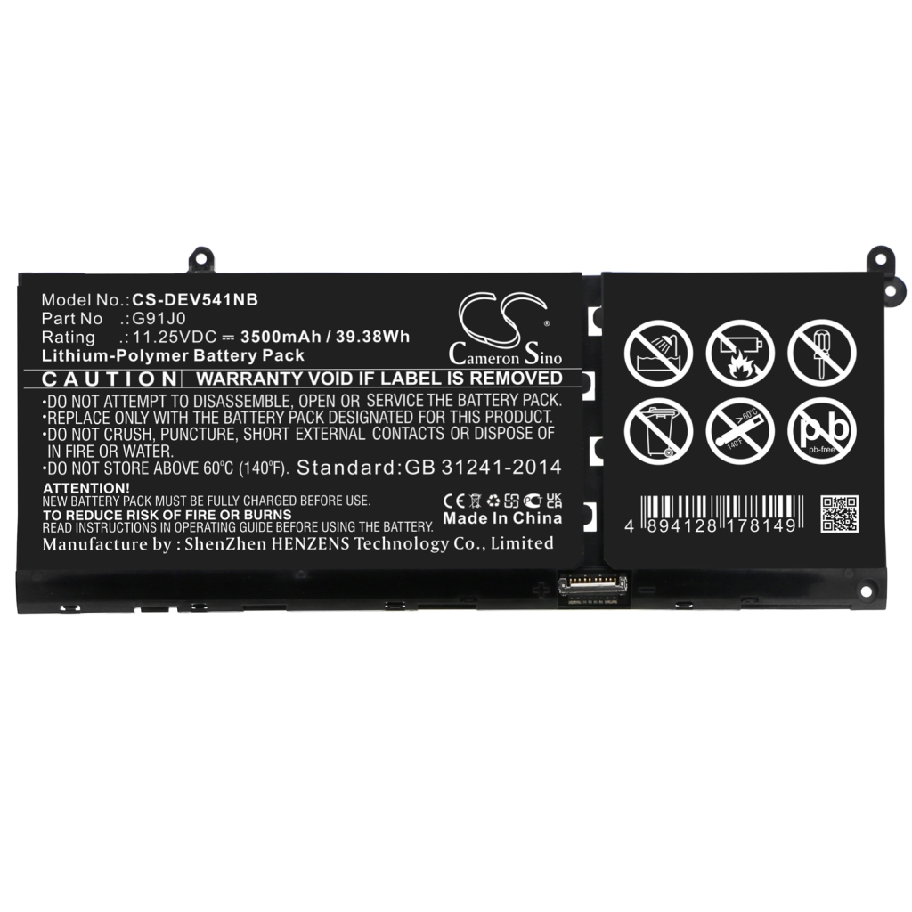 Batería para portátil DELL Vostro 3515