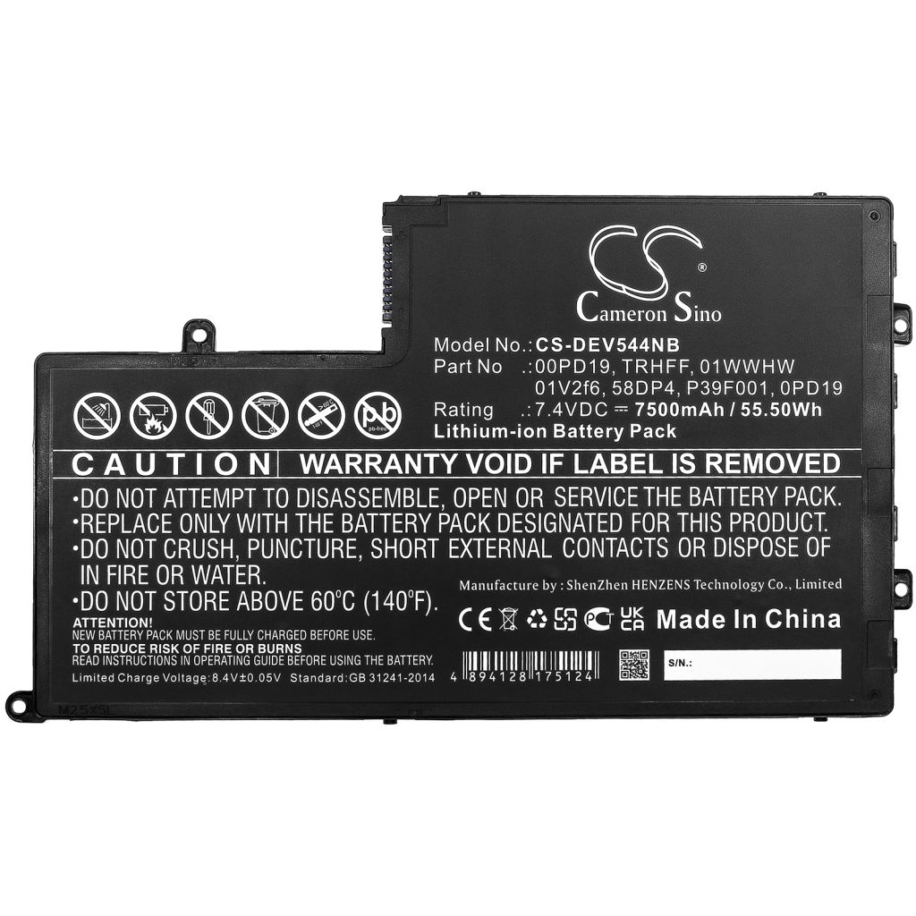 Batería para portátil DELL INSPIRON INS15LD-1328B