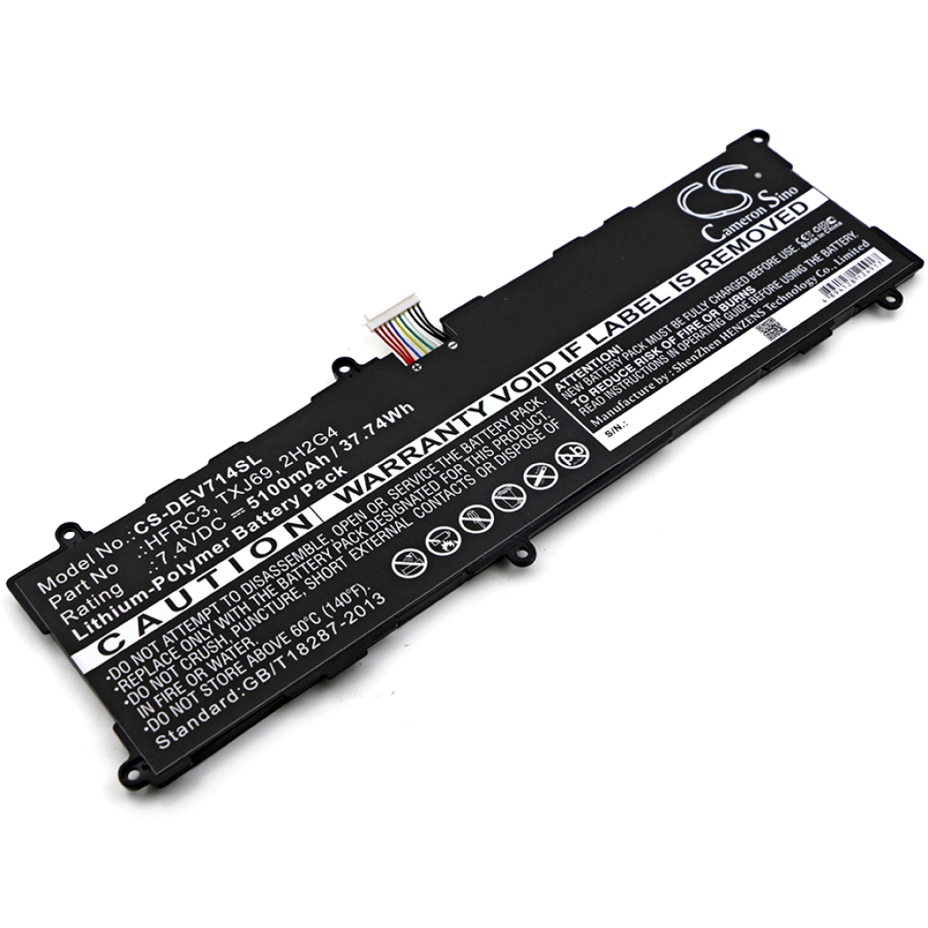 Batería de la tableta DELL CS-DEV714SL