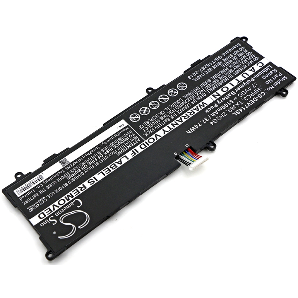 Batería de la tableta DELL CS-DEV714SL