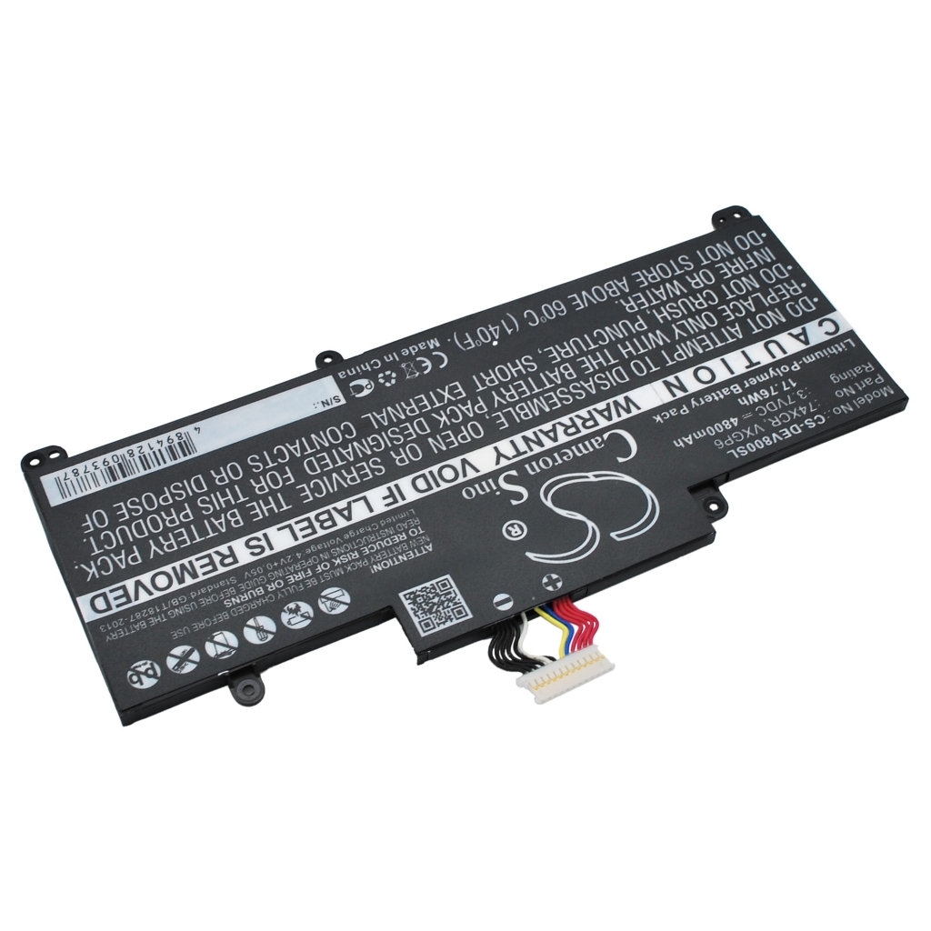 Batería de la tableta DELL CS-DEV800SL