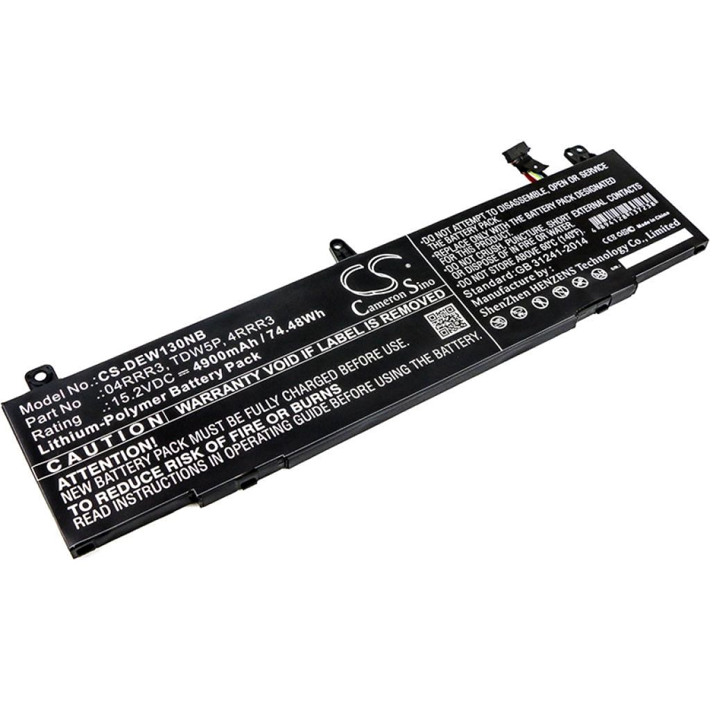 Batería para portátil DELL CS-DEW130NB