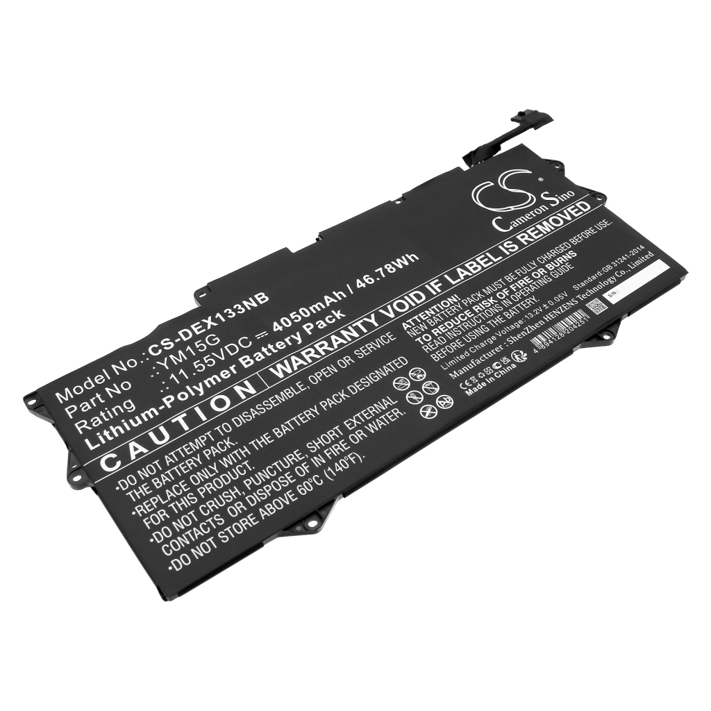 Batería para portátil DELL CS-DEX133NB