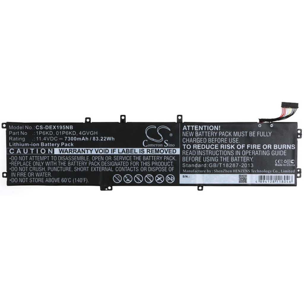 Batería para portátil DELL Precision 5510