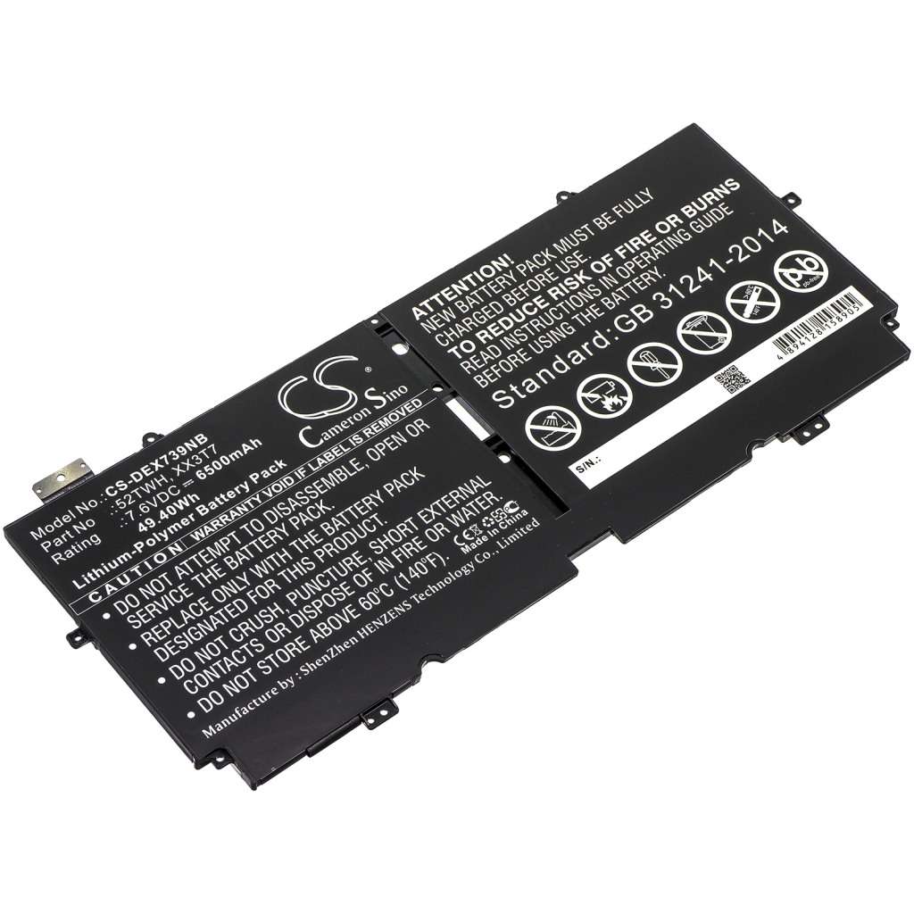 Batería para portátil DELL XPS 13 7390