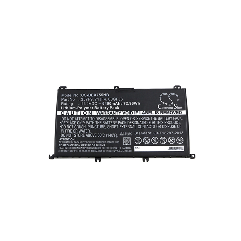 Batería para portátil DELL Inspiron 15 7000