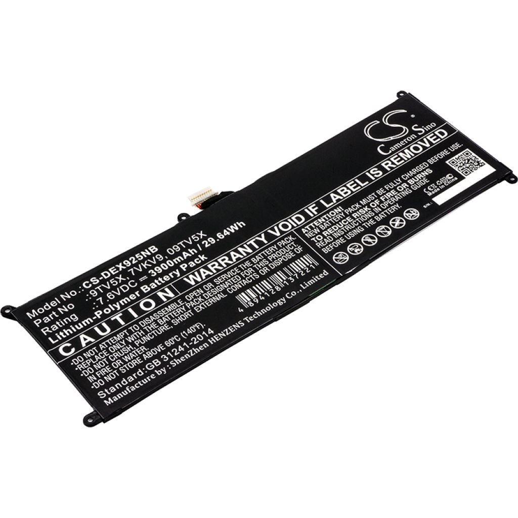 Batería para portátil DELL CS-DEX925NB