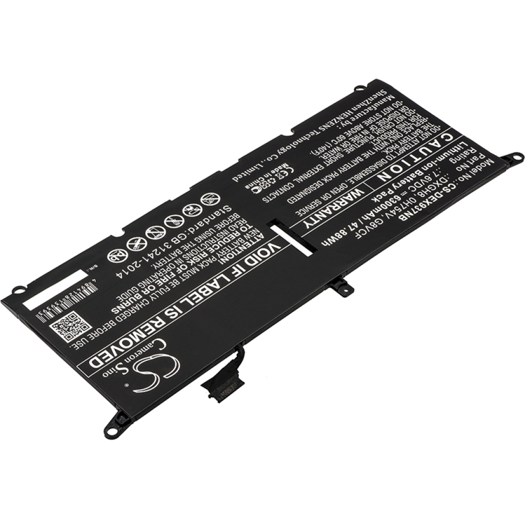 Batería para portátil DELL XPS 13 9370
